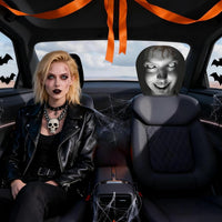 Ghost Face Scary Car Headrest Covers