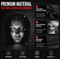 Ghost Face Scary Car Headrest Covers