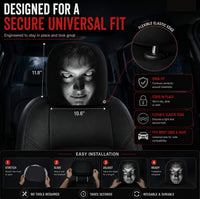 Ghost Face Scary Car Headrest Covers