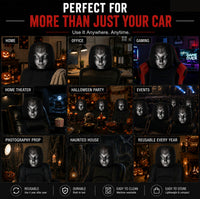Ghost Face Scary Car Headrest Covers